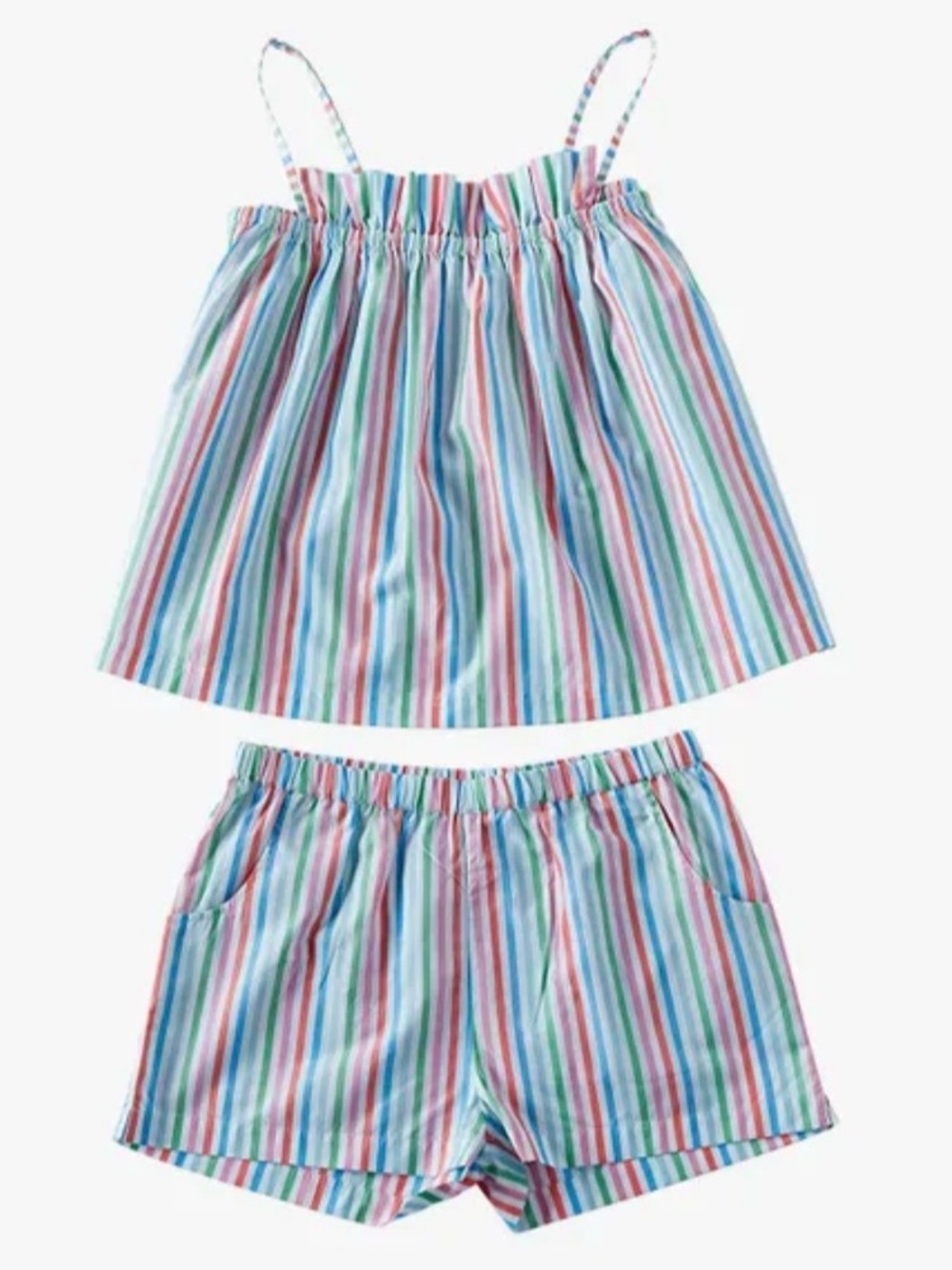 LAKE Pima Cotton Stripe Pajama Short Set Size S